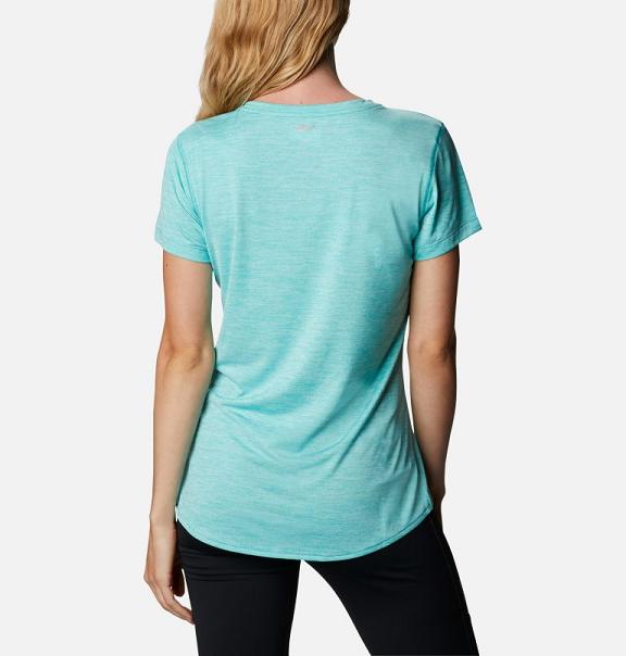 Columbia Trinity Trail T-Shirt Green For Women's NZ70834 New Zealand